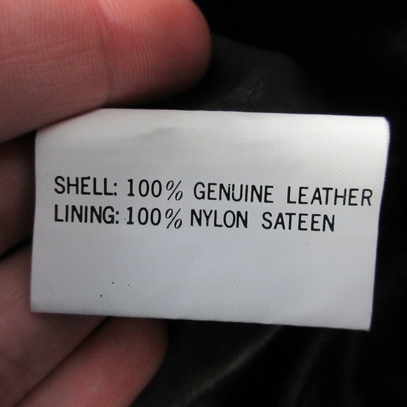 Deerskin Trading Post Leather Mini Skirt 6 Black Mini Vtg Y2k Biker Grunge 316 - Picture 5 of 14